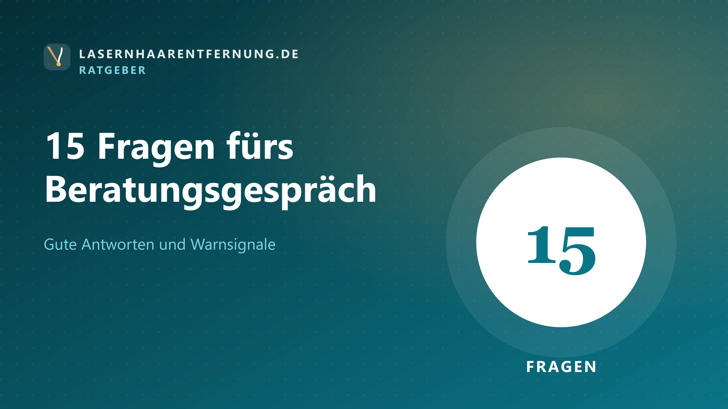 Illustration: 15 Fragen fürs Beratungsgespräch