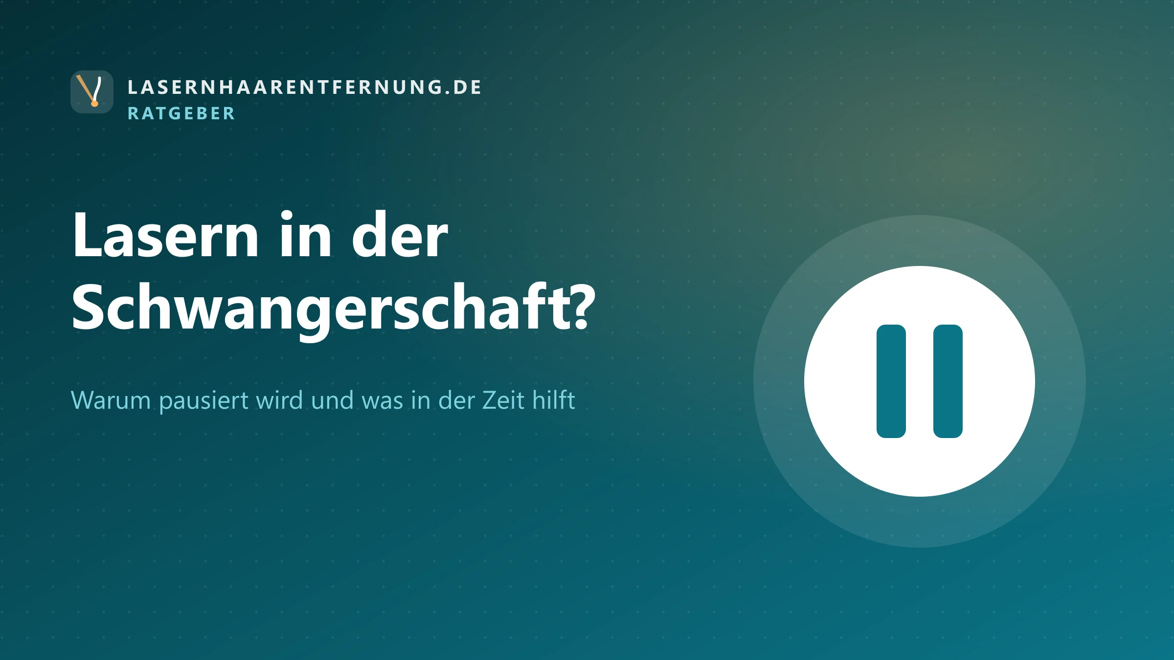 Illustration: Laser-Haarentfernung in der Schwangerschaft und Stillzeit