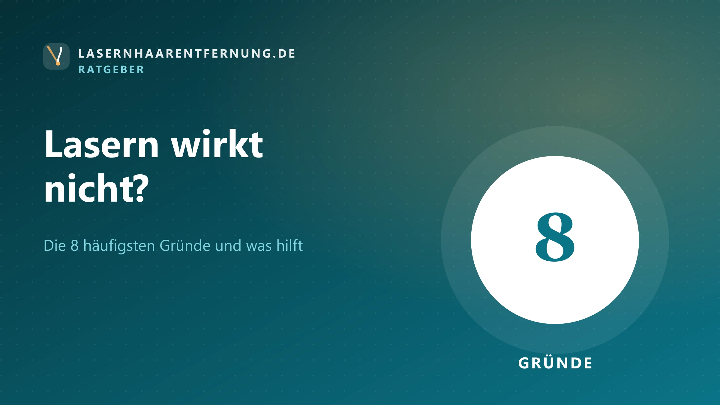 Illustration: Checkliste, warum Laser-Haarentfernung nicht wirkt