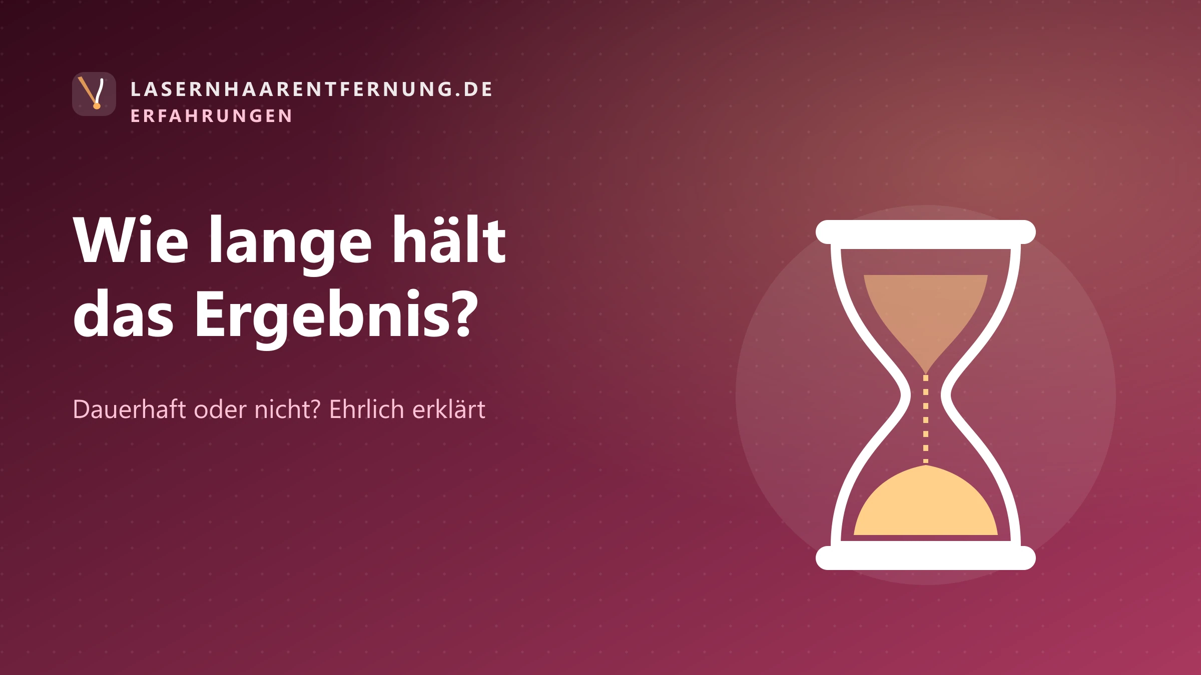 Illustration: Wie lange hält Laser-Haarentfernung? Dauerhaft oder nicht?