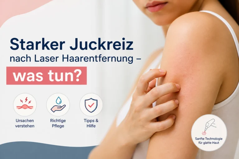 Starker Juckreiz nach Laser Haarentfernung – was tun?