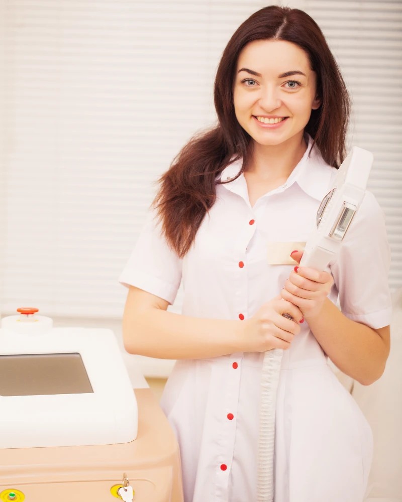 Professionelle Laser-Haarentfernung in der Praxis